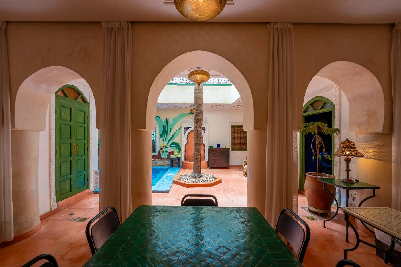 Riad Celia à Marrakech — patio du riad
